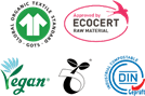 GOTS/ECOCERT/비건/Seedling/Biobased